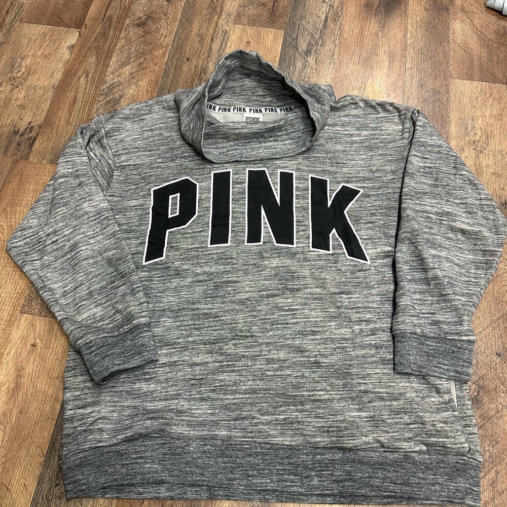 Gray PINK Victoria's Secret Sweater